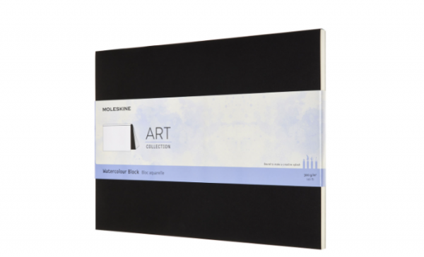 Блокнот Moleskine Art Watercolor [artwbl10] 20 л без разметки мягкая обложка черный