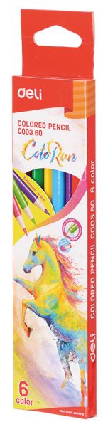 Карандаши цветные Deli ColoRun EC00360