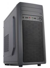Корпус ACCORD M-02B черный w/o PSU mATX 2xUSB2.0 audio