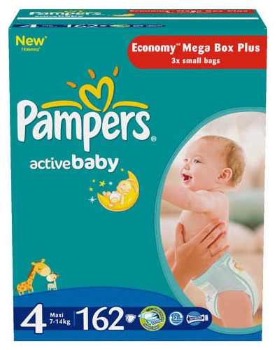 Подгузники Pampers Active Baby 4 (7-14 кг) 70 шт