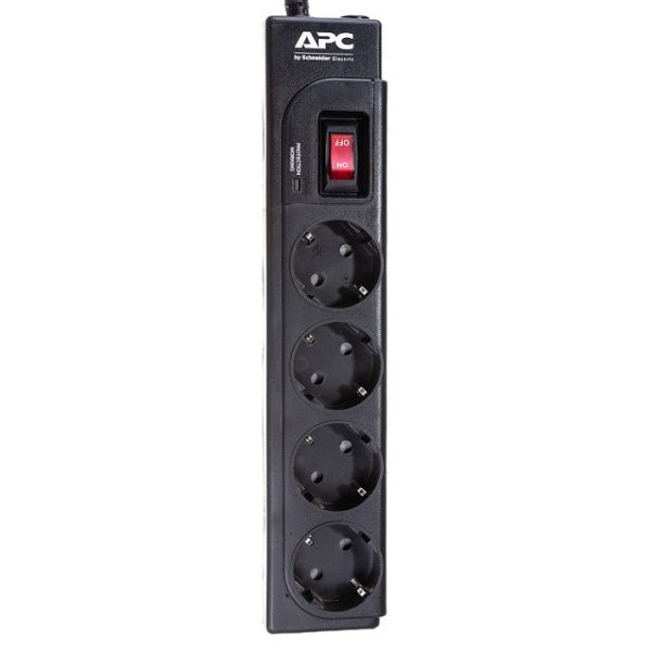 Сетевой фильтр APC P43B-RS (1 м) черный черный